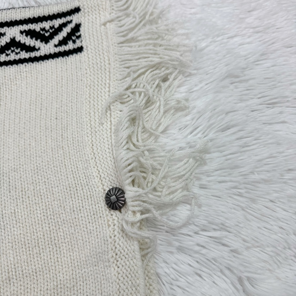 Polo Ralph Lauren girl’s hooded bohomien print sweater poncho alpaca wool blend - Picture 7 of 12
